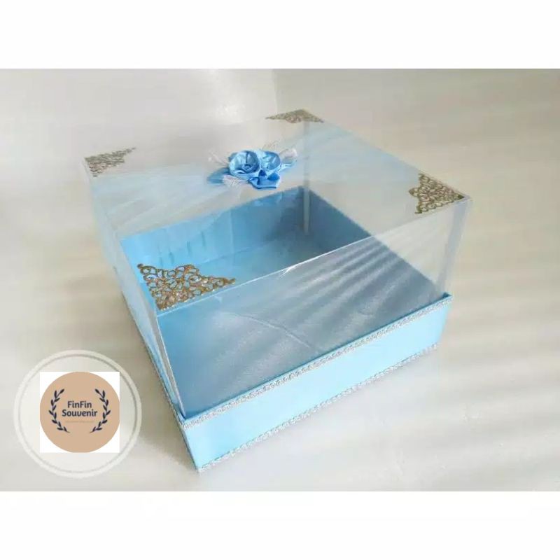 

kotak hantaran seserahan mika satuan model tile 30*30*20