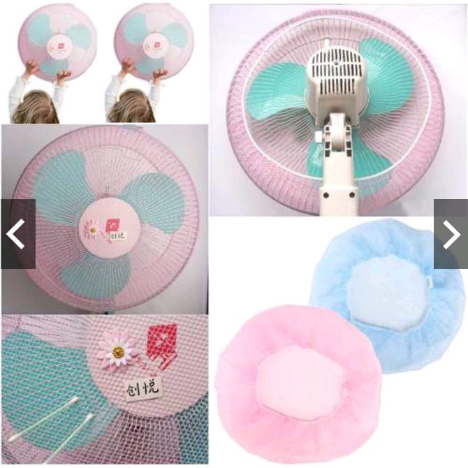 Pelindung Penutup Kipas Baling Angin Sarung Jaring Safety Fan Cover