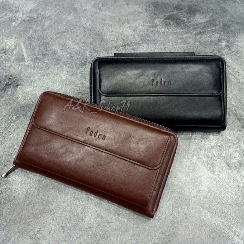 Handbag Pedro Leather Clutch Tas Tangan Premium Quality