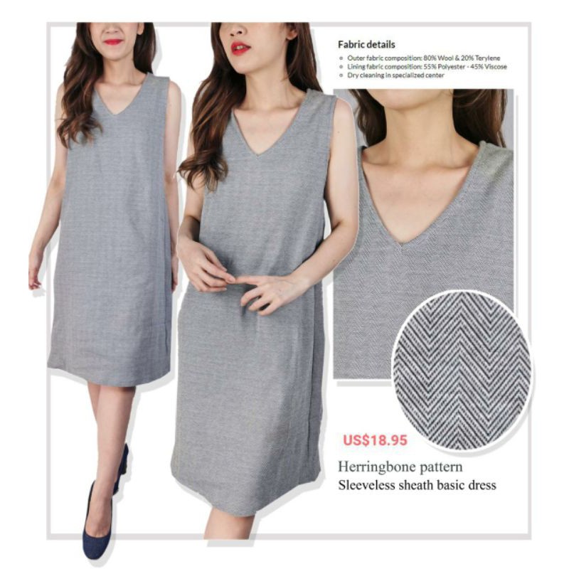 Uniqlo pattern sleeveless dress