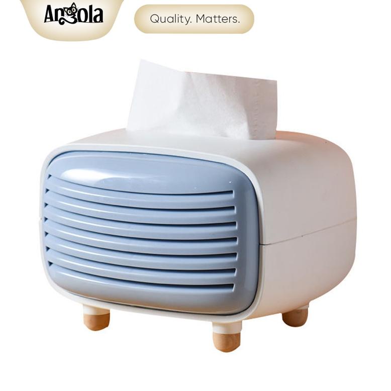 ANGOLA TISSUE BOX ORGANIZER D49 TEMPAT WADAH TISU KOTAK TISSUE TERLARISS...,,,,,