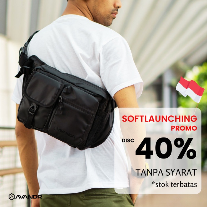hot AVANDR SDX Shoulderbag Tas Punggung Multifungsi Banyak Kantong hanya di shopee