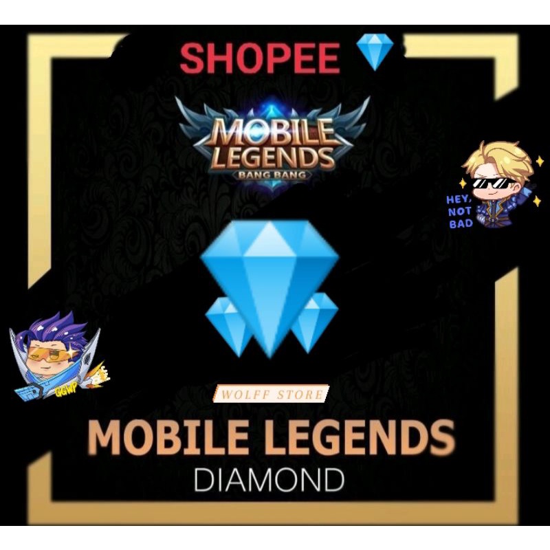 Jual TOP UP DIAMOND MLBB- MOBILE LEGENDS BANG BANG (ID SERVER) | Shopee ...