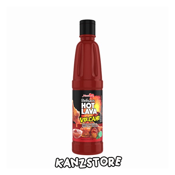 

MamaSuka Delisaos Hot Lava Volcano sambal extra pedas 130 ml