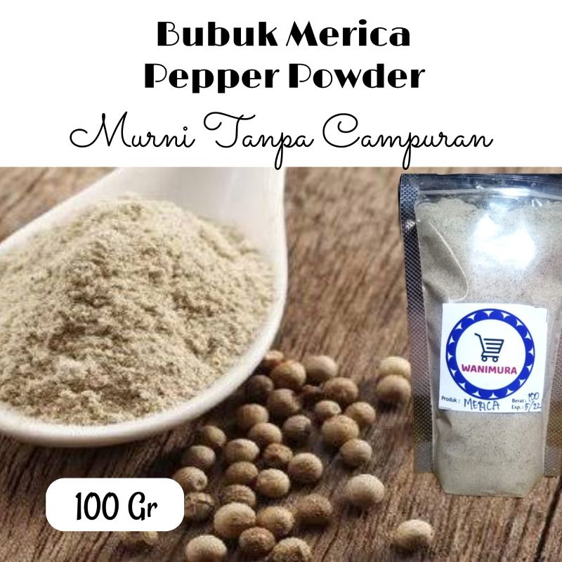 

bumbu dapur merica bubuk 100 gr / pepper powder 100 gr / merica bubuk