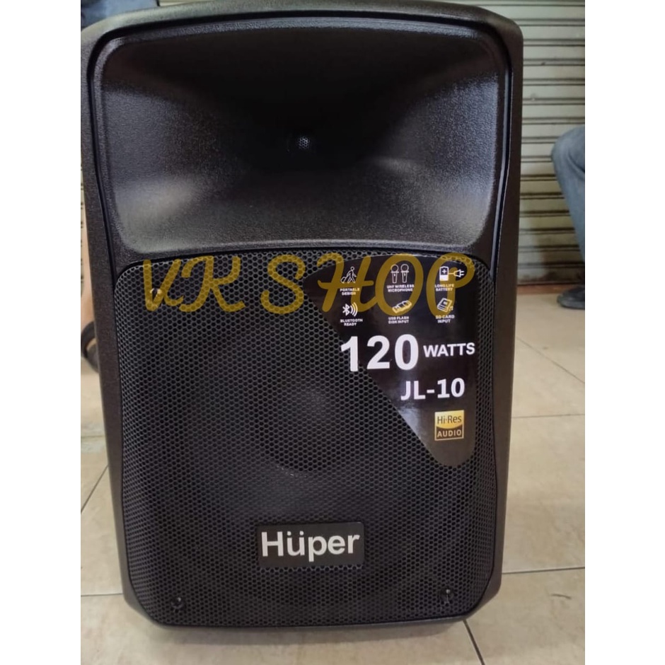 SPEAKER PORTABLE WIRELESS HUPER JL10 HUPER JL 10 ORIGINAL