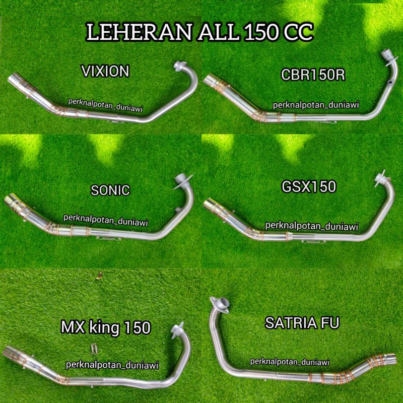 HEADER / LEHERAN KNALPOT SONIC R15 VIXION FU CBR150R CB150 GSX GTR MX KING NEW MEGAPRO TIGER VERZA