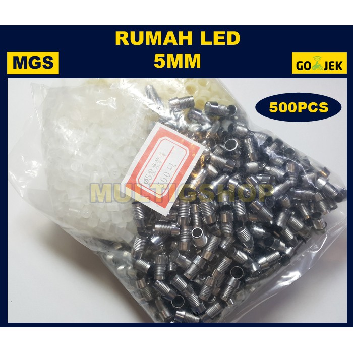 500Pcs Rumah LED 5mm