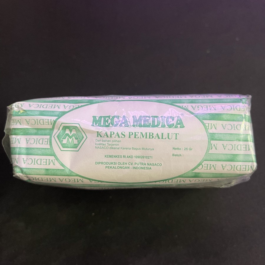 Kapas Putih Medis Pembalut 25 Gram