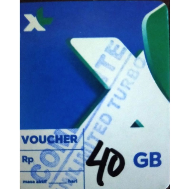 Voucher Data XL 40GB Unlimited