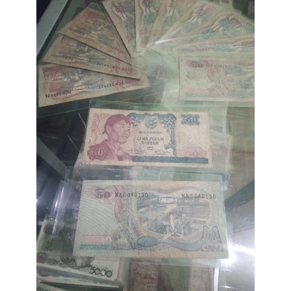 uang kuno 50 soedirman asli 100% garansi
