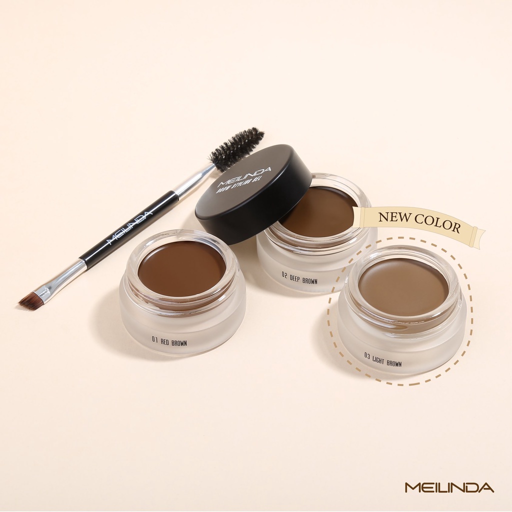 [BIG SALE] MEILINDA Brow Styling Gel Pomade Free Brush Waterproof Thailand