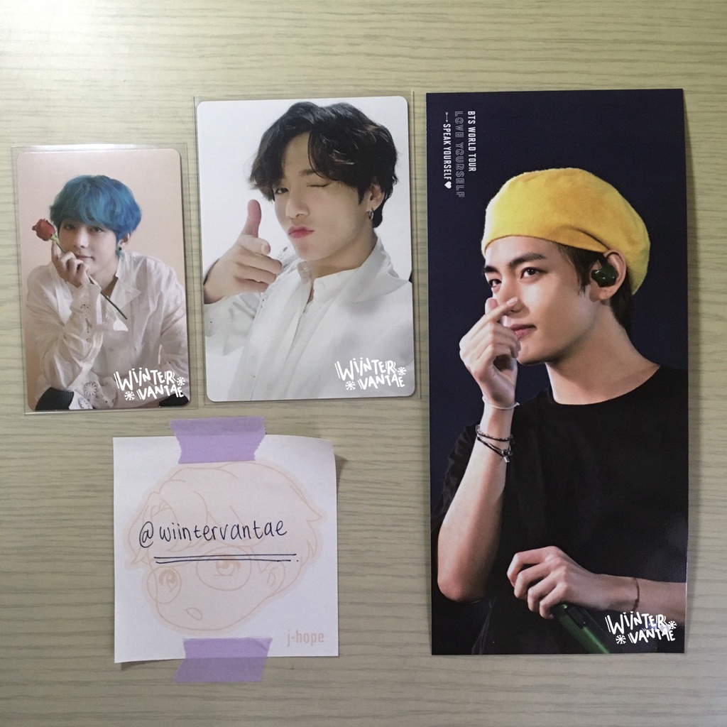 PHOTOCARD DVD TAEHYUNG TAE V BTS DVD MEMORIES 2019 BOOKMARK LONDON SYS RING JUNGKOOK JK