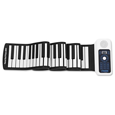 Import Terbaru Mainananak murah 88 Keys Hand Roll Up Piano with MIDI Electronic Keyboard