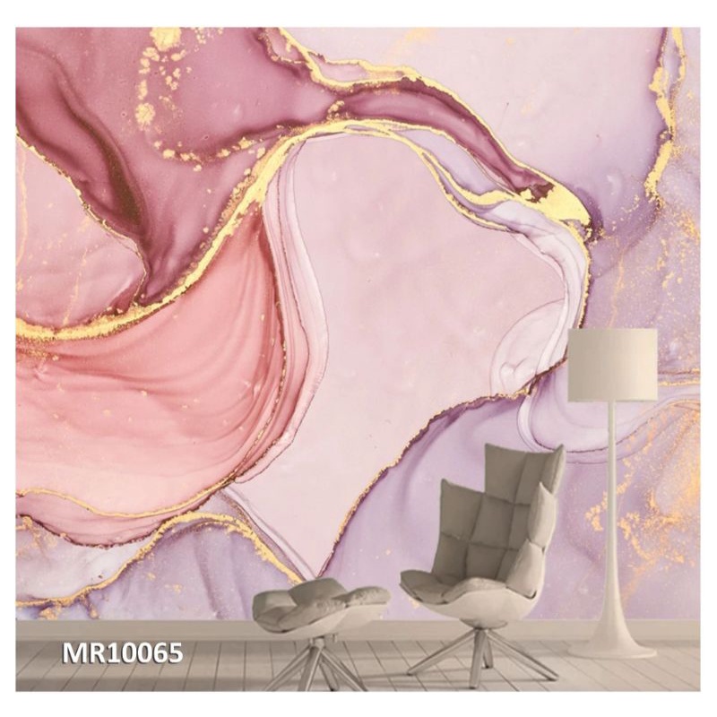 Wallpaper Custom 3D photowall motif Marble marmer Modern