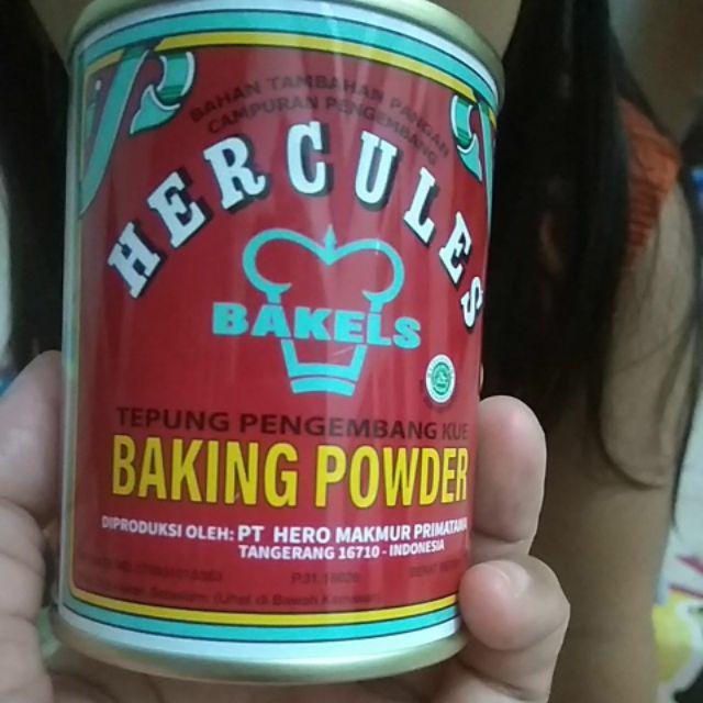 Baking Powder Double Acting Bakels Hercules 110g | Shopee Indonesia