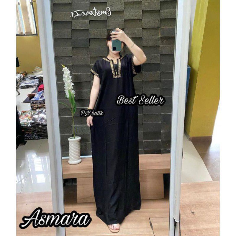 DASTER ARAB ZEEMA | RAYON SUPER GRADE A | RESLETING DEPAN BUSUI | RENDA MILO-Asmara hitam
