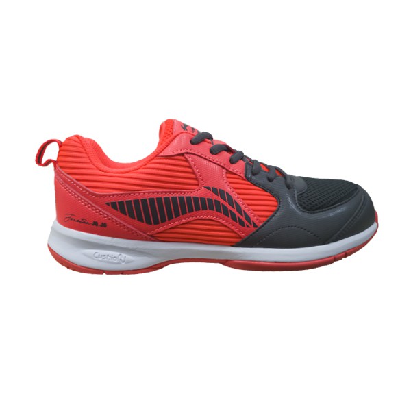 Li-Ning Badminton Shoes ATTACK G7 AYTQ094-2 Dk Grey/Orange Pink