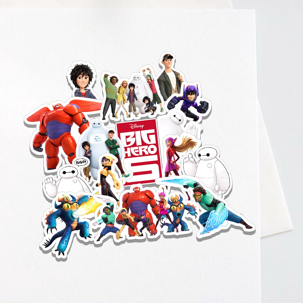 

Sticker BIG HERO 6 Aesthetic Stiker Waterproof Tumblr Handphone Series Isi (15 Pcs )