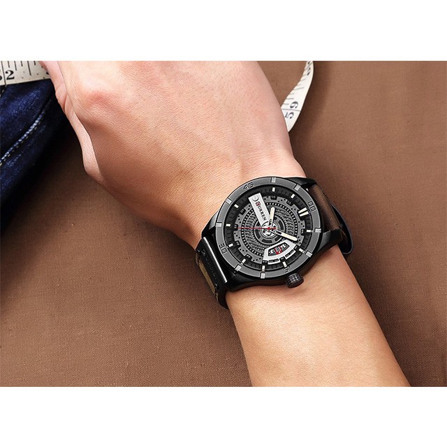 CURREN 8301 Jam Tangan Pria Analog Tali Kulit Chronograph Aktif WATCHKITE WKOS