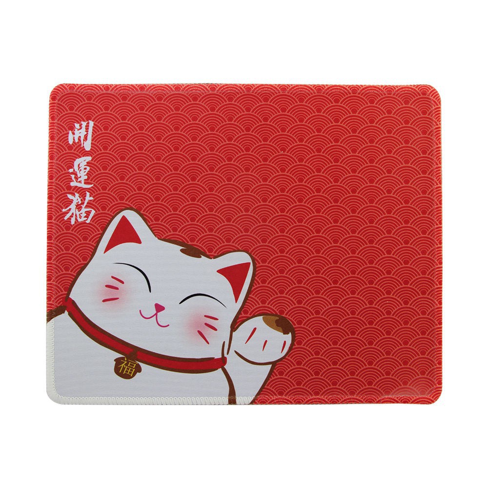 Mouse Pad Gaming Anti Slip Bentuk Persegi Motif Kartun Lucu