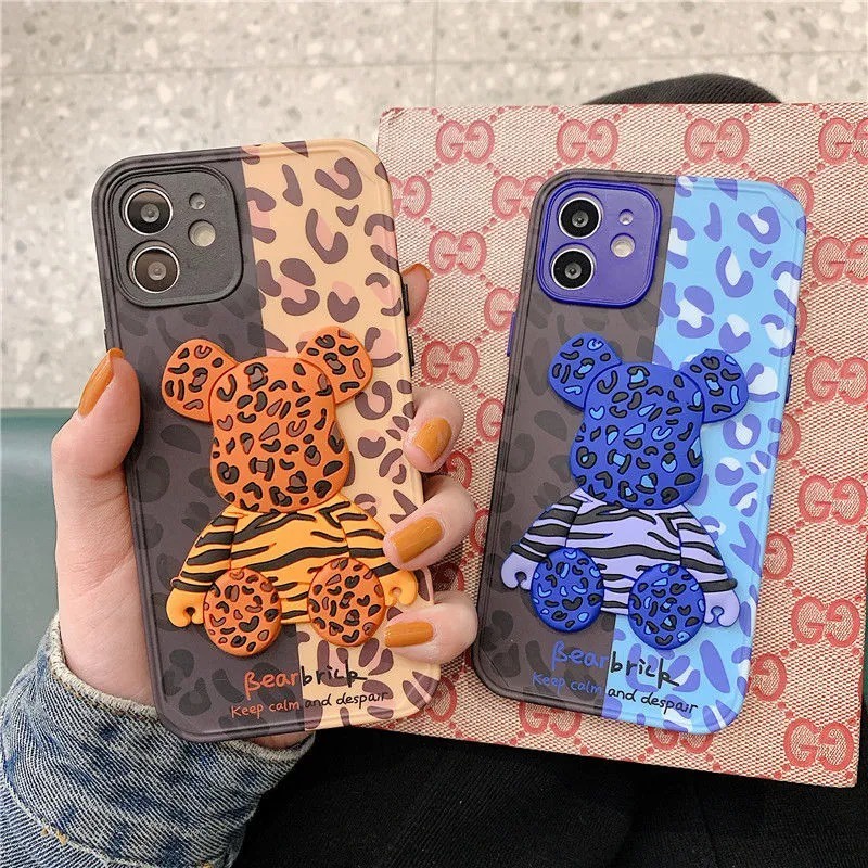 Soft Case Silikon Motif Beruang Untuk Iphone 12 Pro Max 12 11 Pro Max X Xs Max Xr 7 8 Plus Se 2020