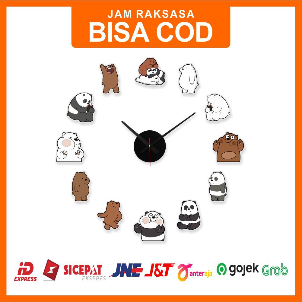 [JAM DINDING RAKSASA] JAM DINDING RAKSASA WE BARE BEARS / JAM DINDING GRIZZLY / JAM DINDING ICE BEAR