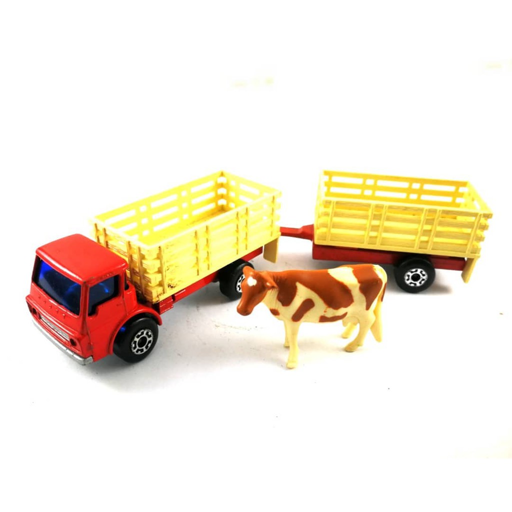 Matchbox Lesney Superfast Cattle Truck Dodge & Trailer Loose