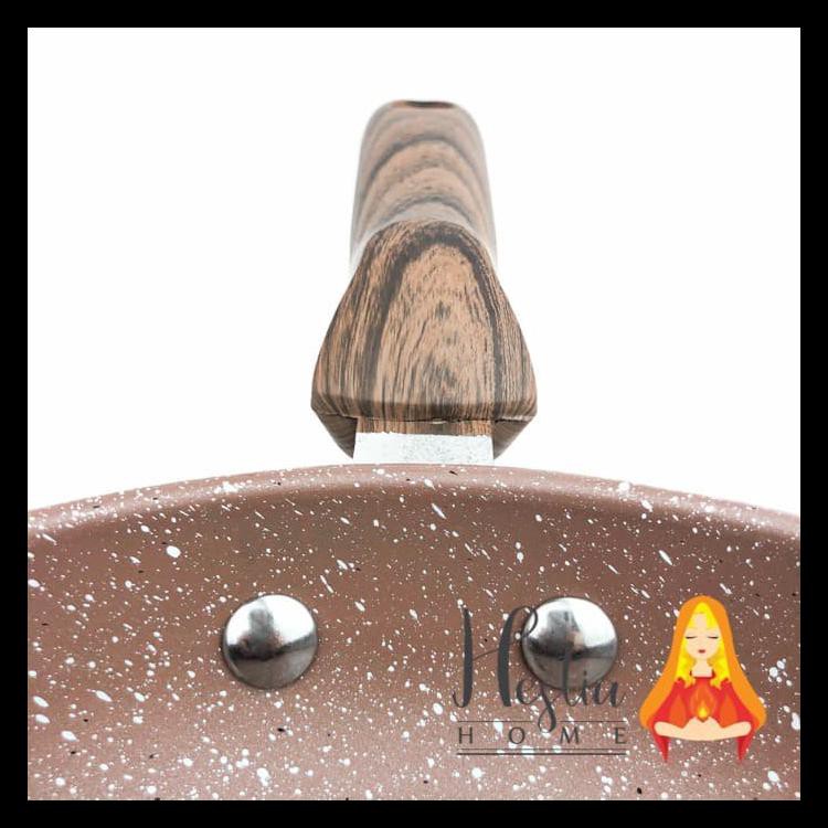 HOME PRO CERAMIC FRYPAN WAJAN ANTI LENGKET KERAMIK 24 CM KODE 621