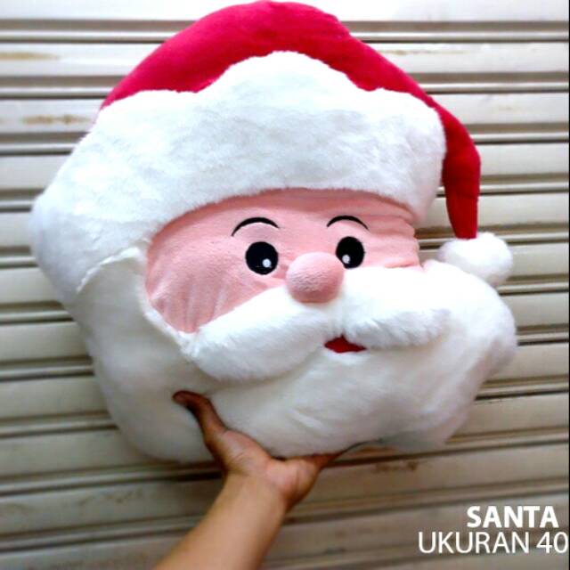 Bantal kepala duduk boneka santa natal mery Christmast lembuy reinder rusa souvernir