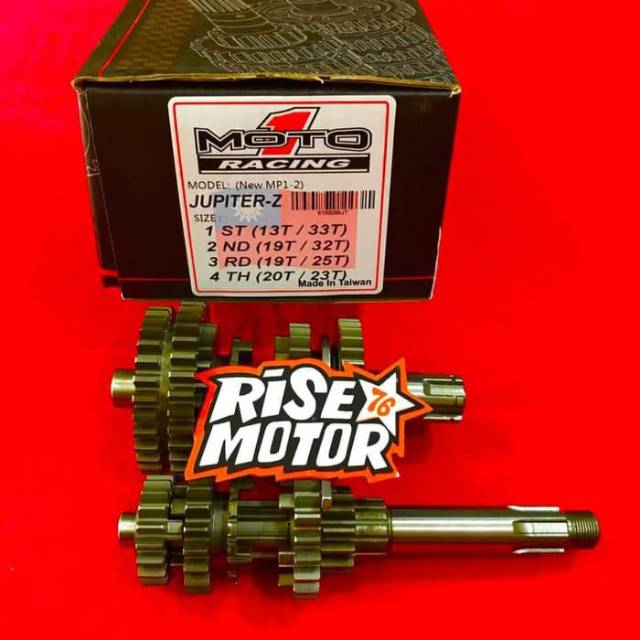 Gear ratio moto 1 Jupiter Z 13 33