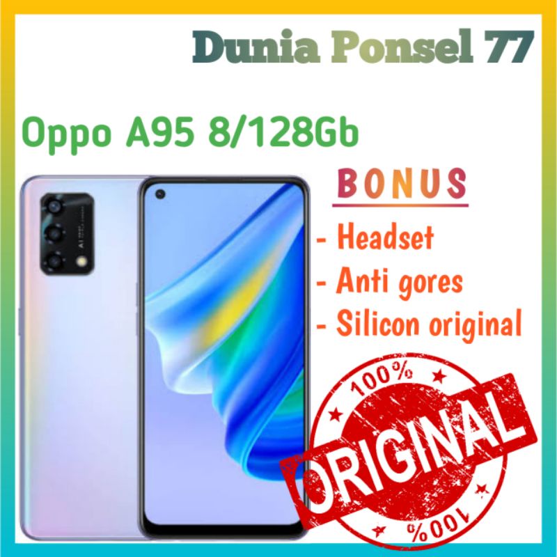 OPPO A95 8GB+5GB EXTENDED RAM / 128GB GARANSI RESMI OPPO INDONESIA