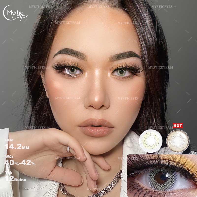 [✅COD] MYSTICEYES SOFTLENS KIWI SUPERNATURAL SERI 14.2MM (NORMAL)