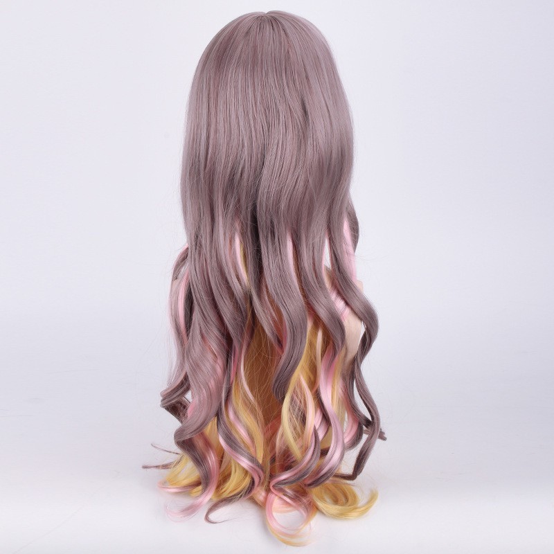 LOL-02 wig rambut palsu lolita cosplay harajuku daily three tone