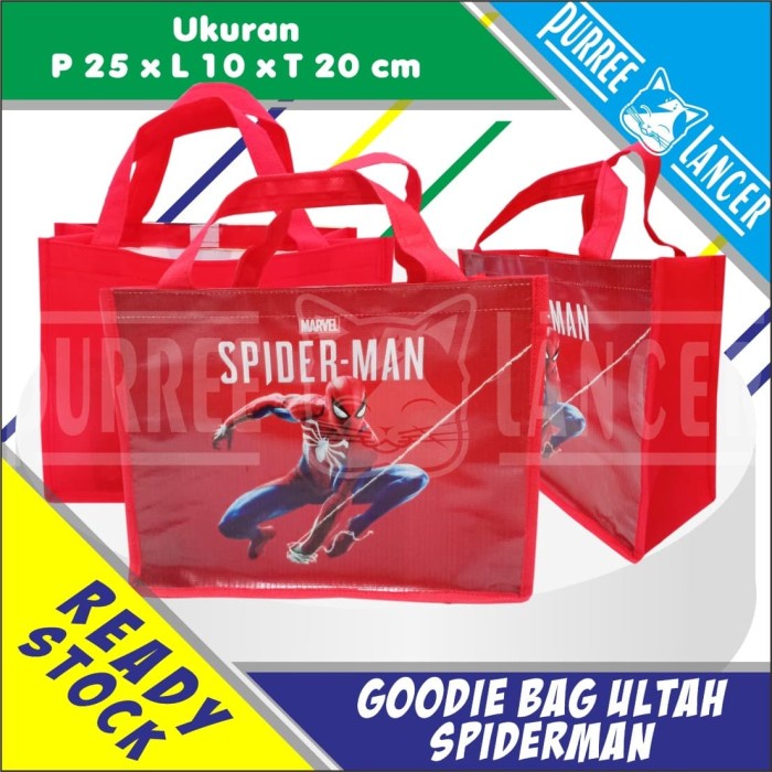 

PROMO (Ready Stock) Goodie Bag Tas Souvenir Tas Ultah Tema Spiderman
