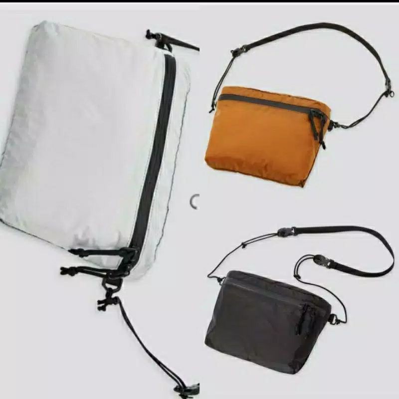 uniqlo tas selempang tas samping wanita/pria/unisex import original