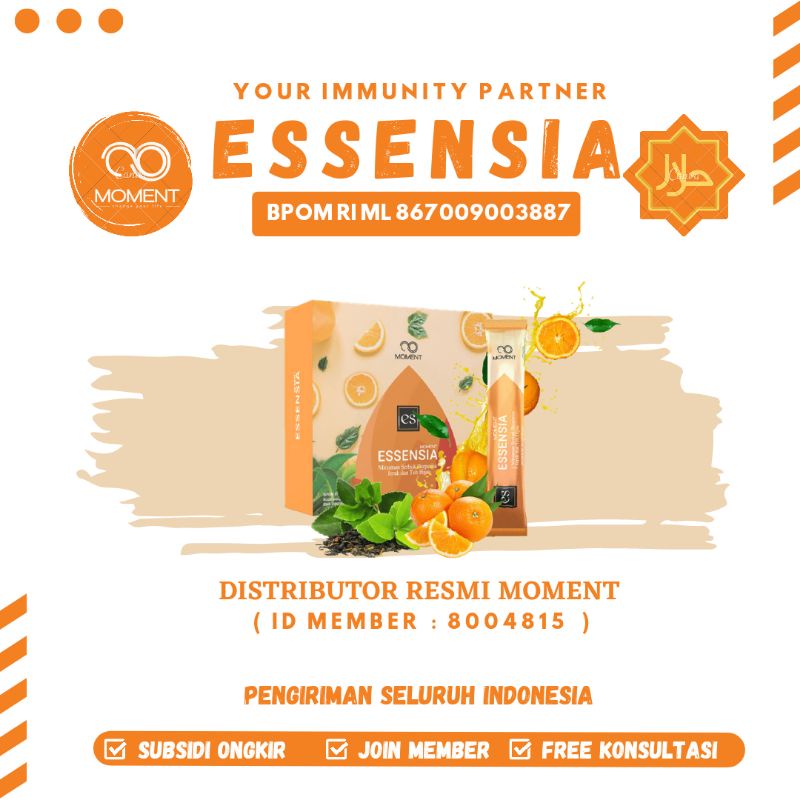 ESSENSIA MOMENT 100% ORIGINAL