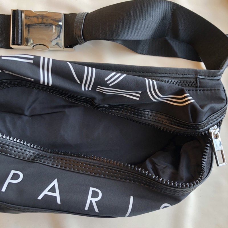 KENZ0 WAISTBAG LOGO BUMBAG PARIS WHITE