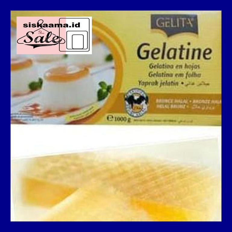 

A40D0Yh Gelatin Sheet From Germany 5 Lembar / Gelatine Sheet Halal D50Tr40V