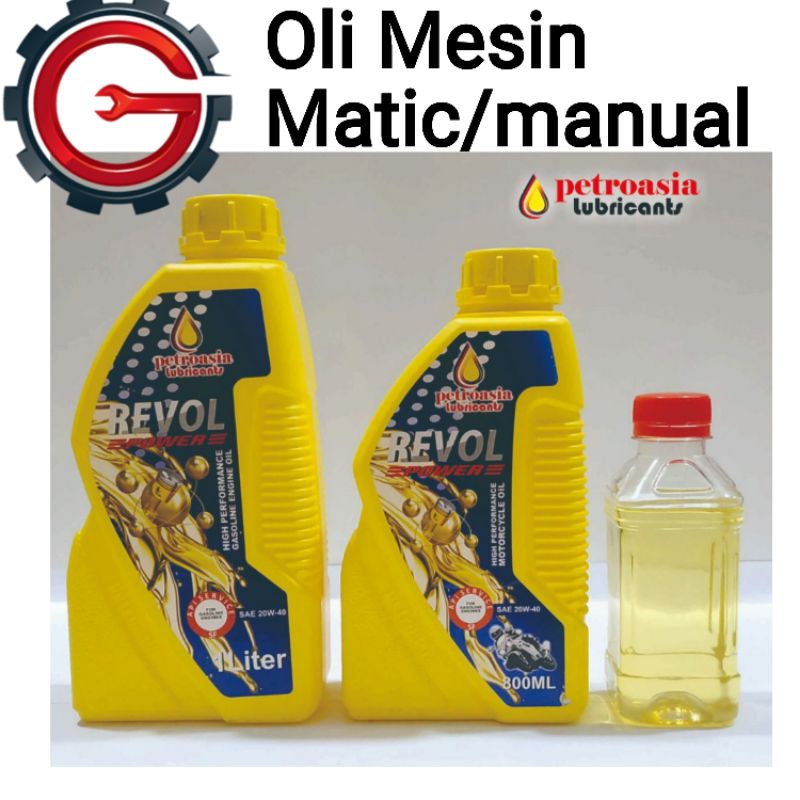 OLI REVOL POWER OLI MESIN MOTOR BEBEK/MATIC SAE 20W-40