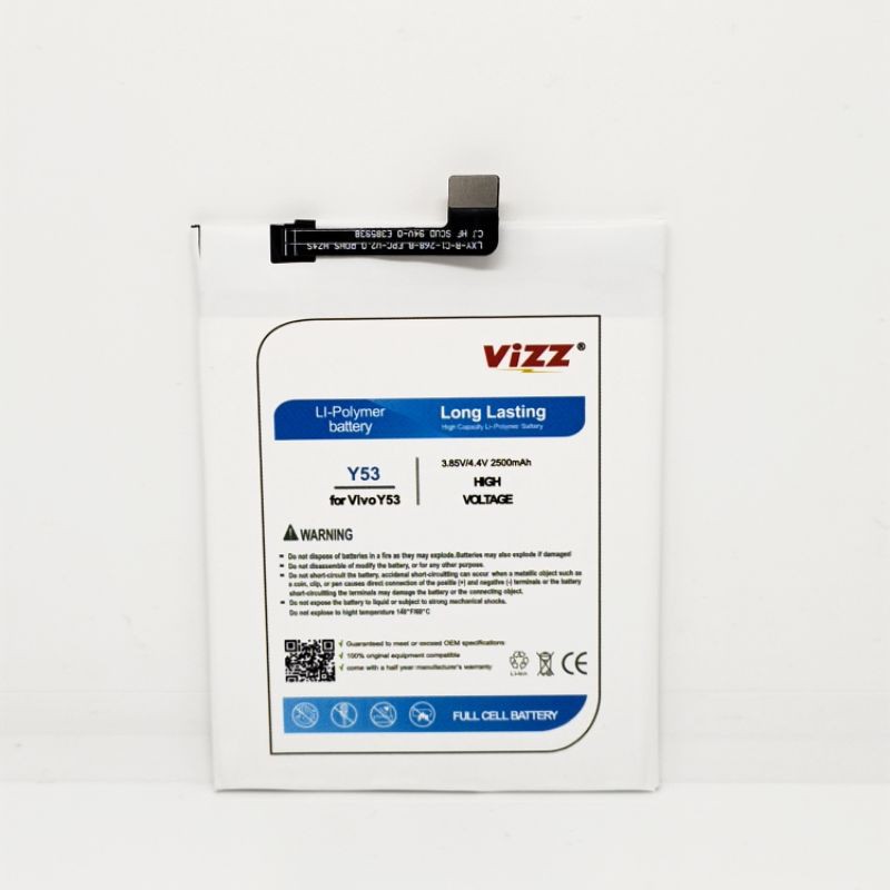 Baterai Batre Vizz B-C1 Vivo Y53 / BC1 / 1606 Original Vizz