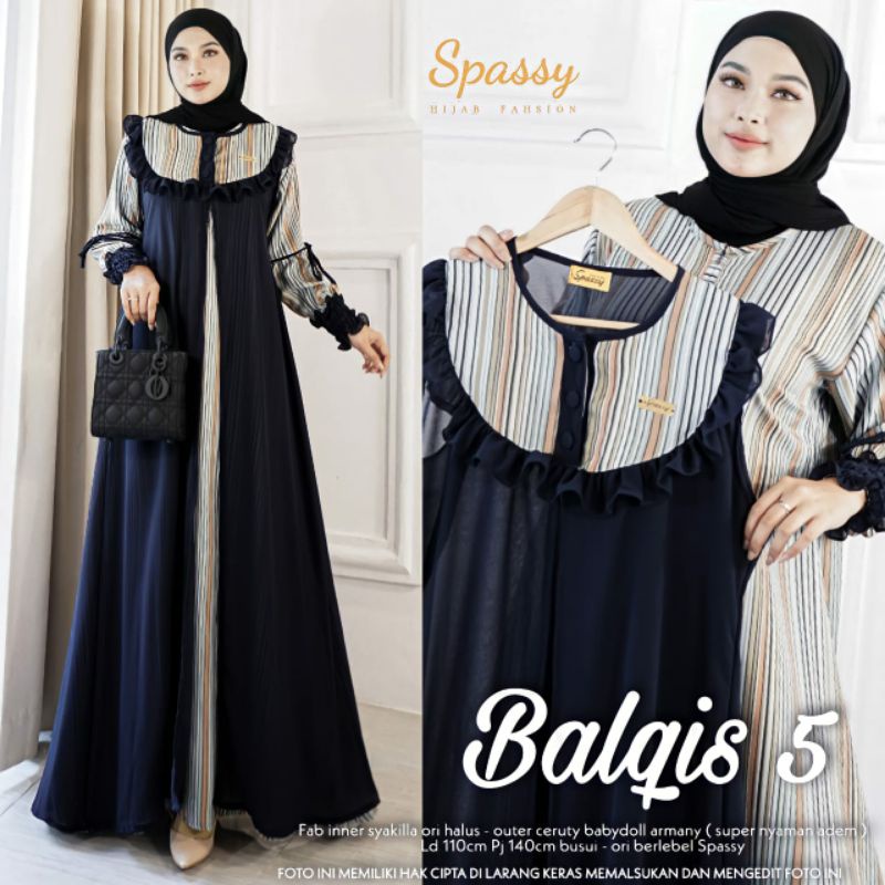 Gamis Muslimah Pakaian Wanita Pakaian Wanita Muslimah Pakaian Kekinian Dress Spassy
