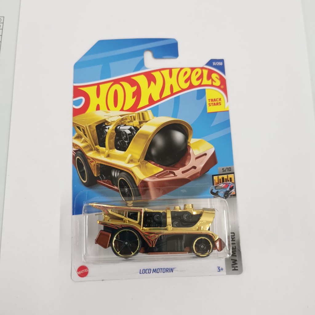 Hot Wheels H22 LOCO MOTORIN GOLD HW Hotwheels