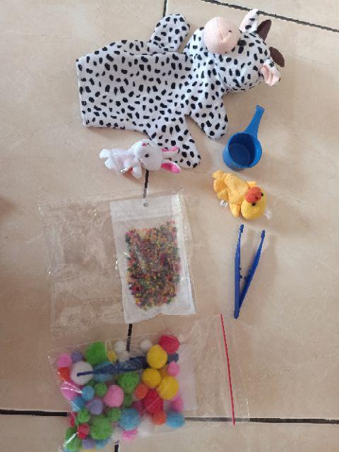 Isi 5 Gayung Mini Waterbeads / Mini Scoop / Gayung Montessori