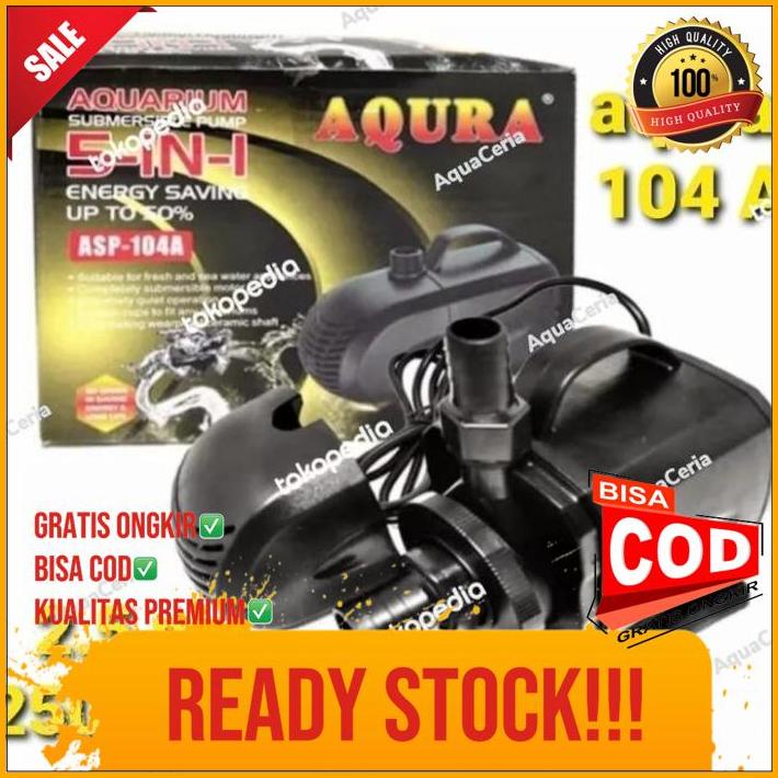 Aqura 104 A Power Head Pompa Kolam Ikan Hias