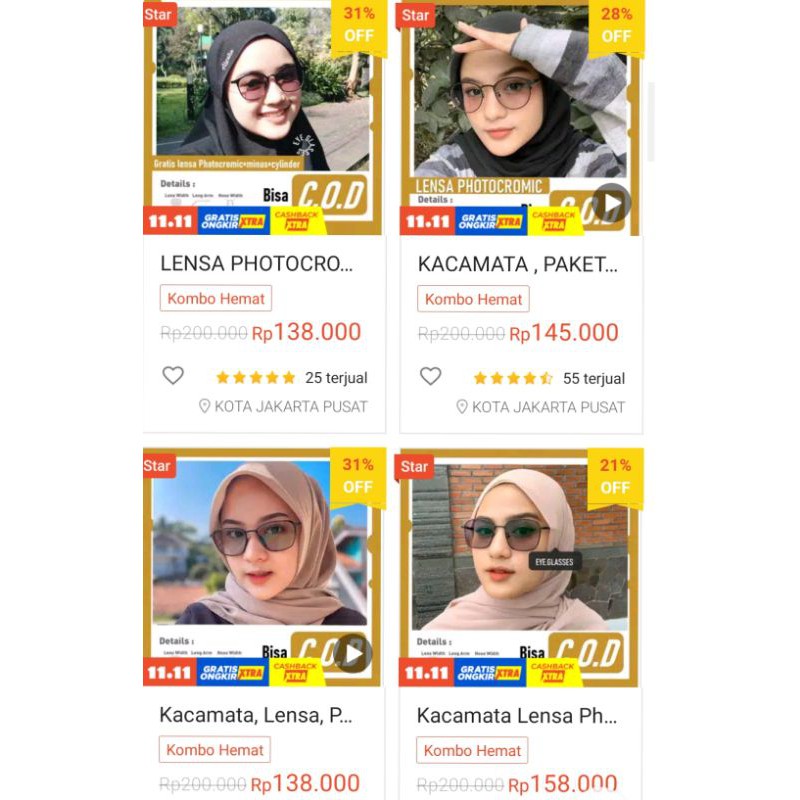 BIAYA TAMBAHAN !!! LENSA MINUS , LENSA PHOTOCROMIC , LENSA INDEX , LENSA ANTI RADIASI , PHOTOCROMIK-2
