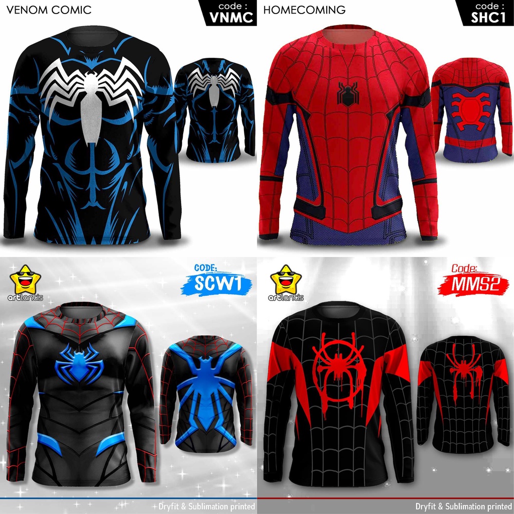 SPIDER-MAN T-SHIRT - Kaos Fullprint Dewasa Murah Berkualitas