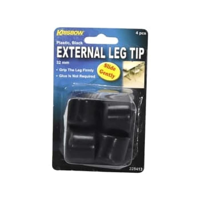 Krisbow Alas Kaki Bantalan Plastik Meja Dan Kursi 3.2 Cm 4 Pcs