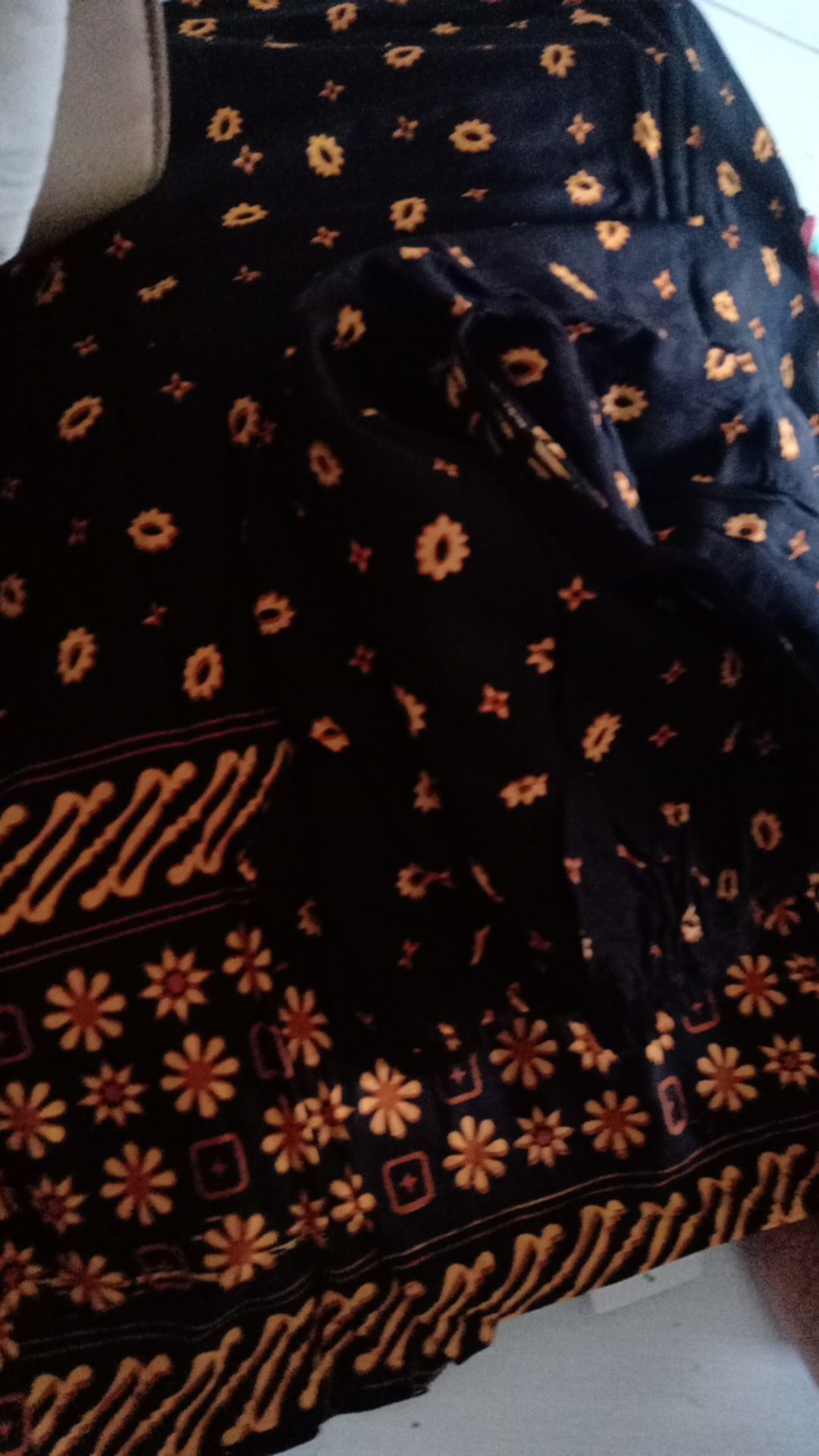 Stelan Kulot Super Batik Sogan Merk Kencana Ungu Label Ijo (kui)