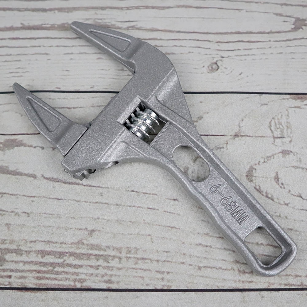gs8a lism kunci pas universal adjustable wrench spanner 6-68mm - uw82 - silver Or-i